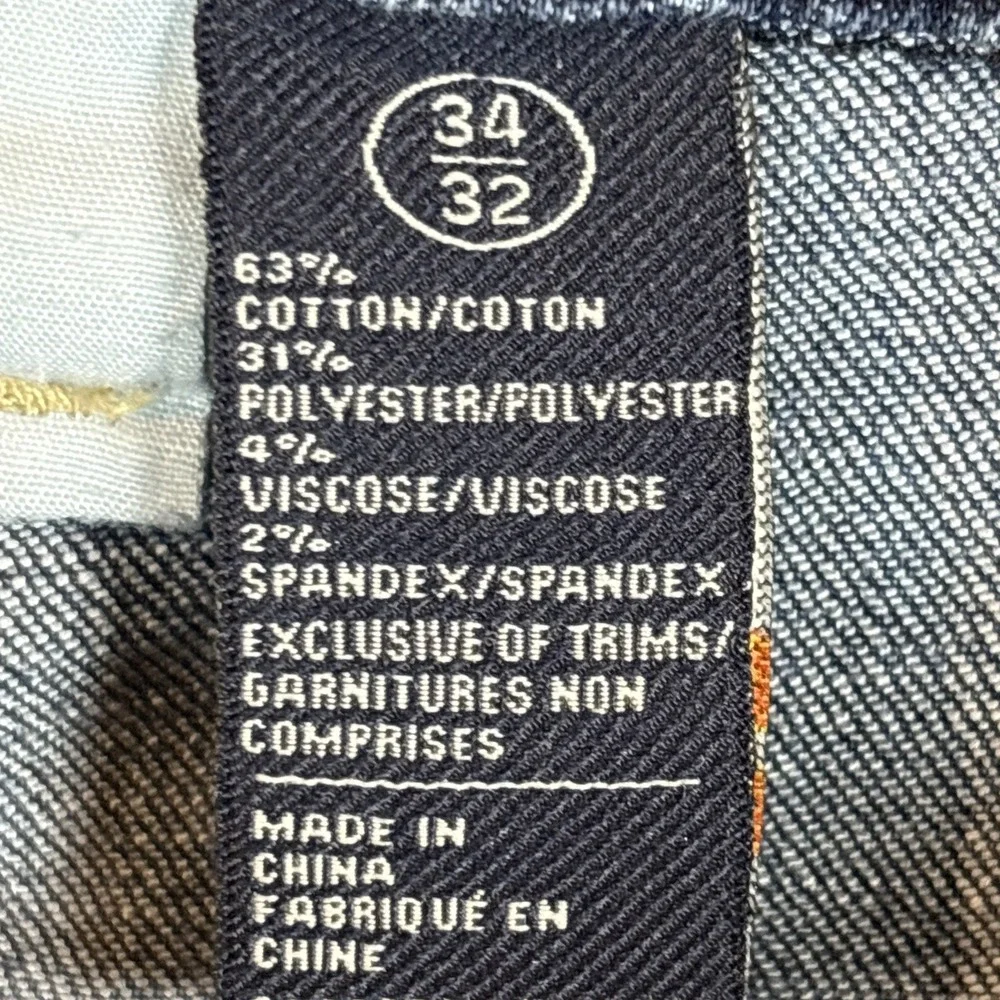 Buffalo David Bitton Six-x Slim Straight Stretch 34X32 Jean Men